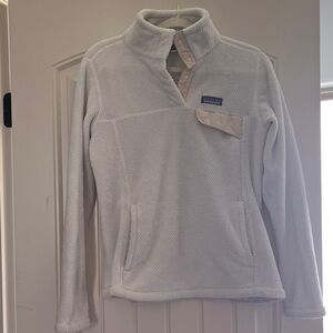 Patagonia White Fleece Pullover